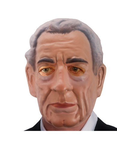 MASCHERA POLITICO MARIO IN EVA C/CAV.